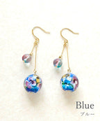 Flower-Patterned Earrings