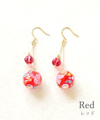 Flower-Patterned Earrings
