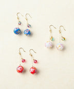 Flower-Patterned Earrings