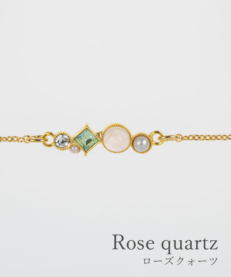 Natural Stone Bijoux Pearls Bracelet