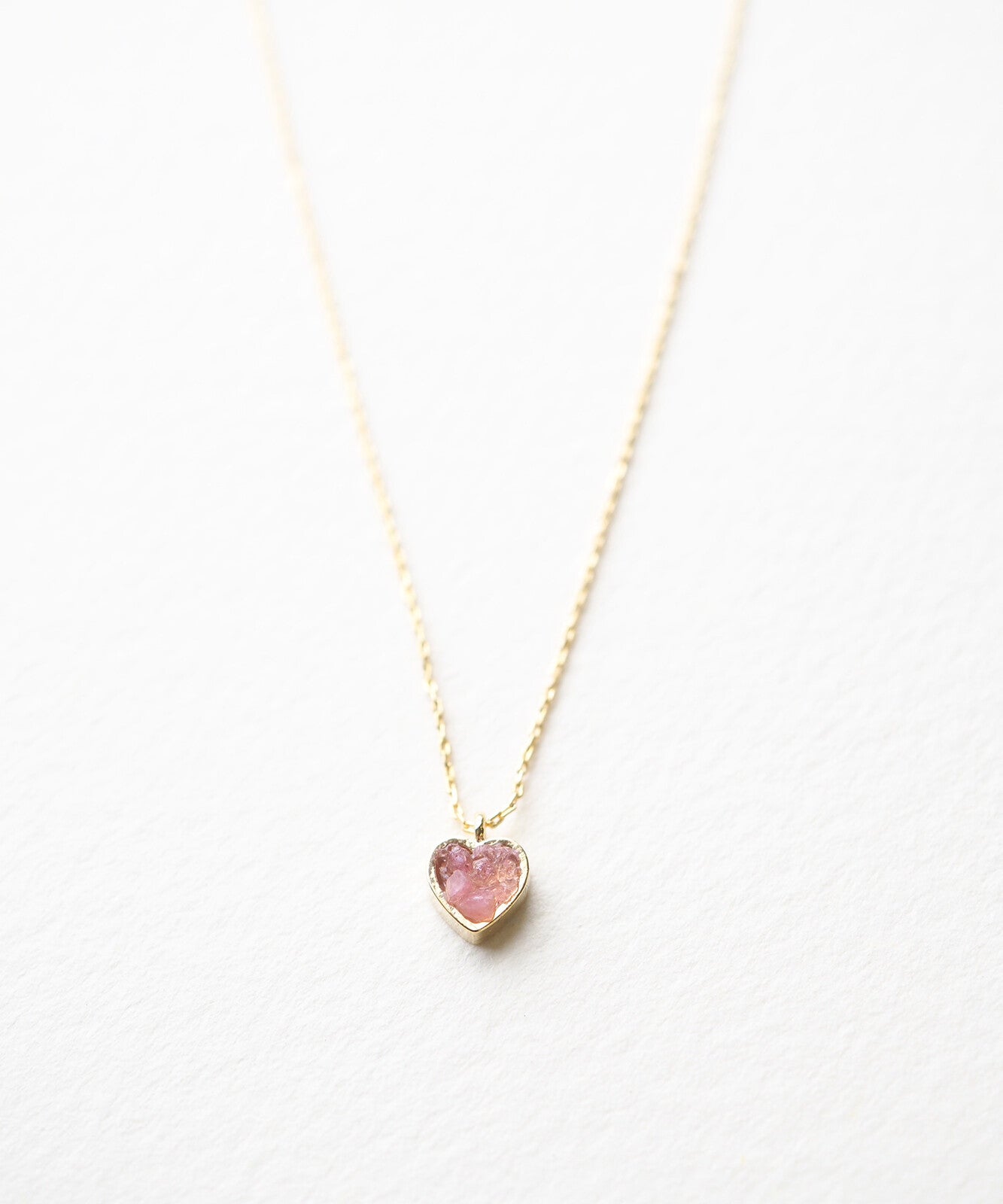 Natural Heart Stone Necklace