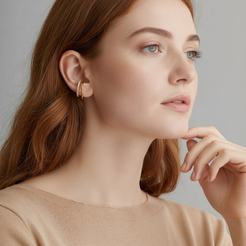 Rhinestone Ear cuff