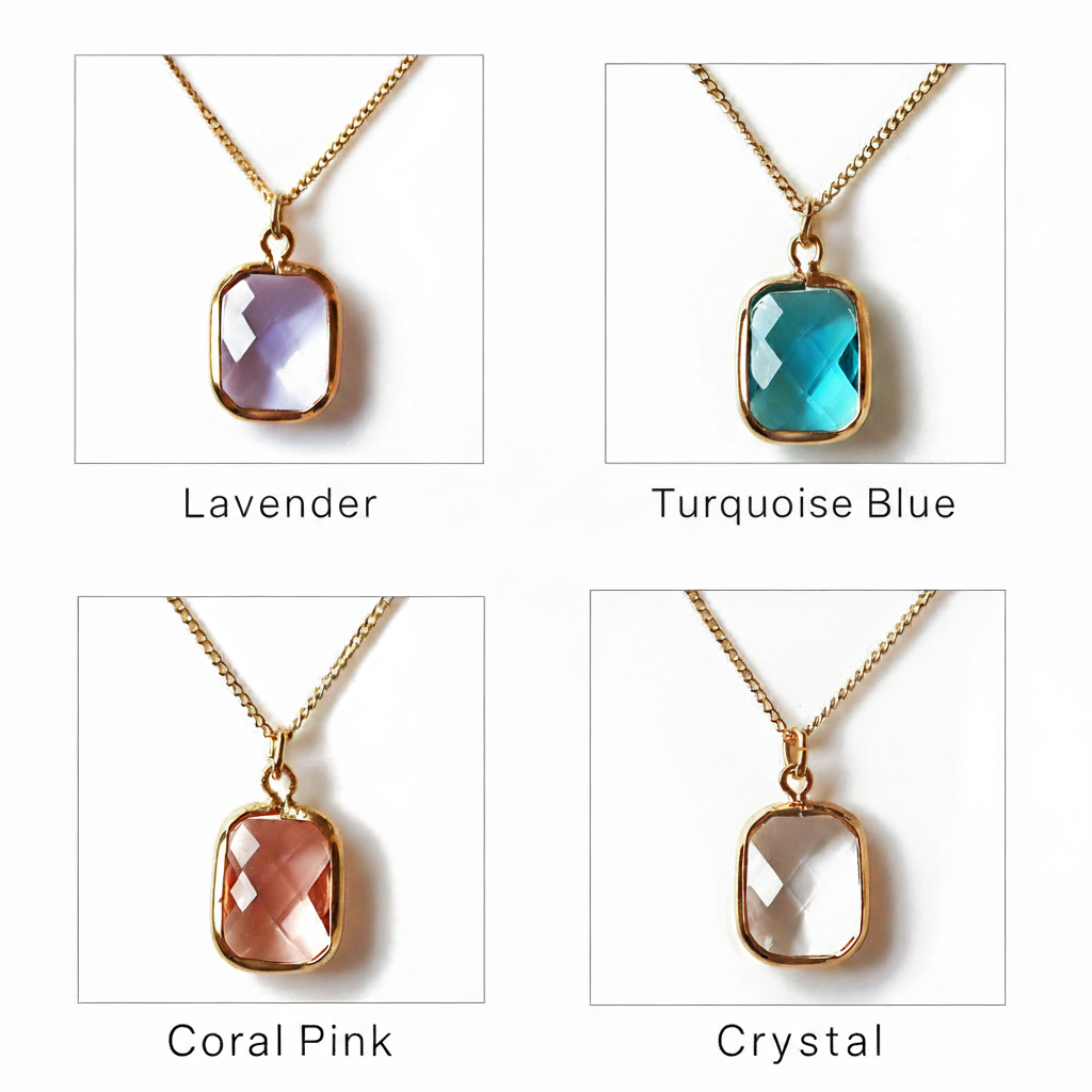 Gold Crystal Pendant