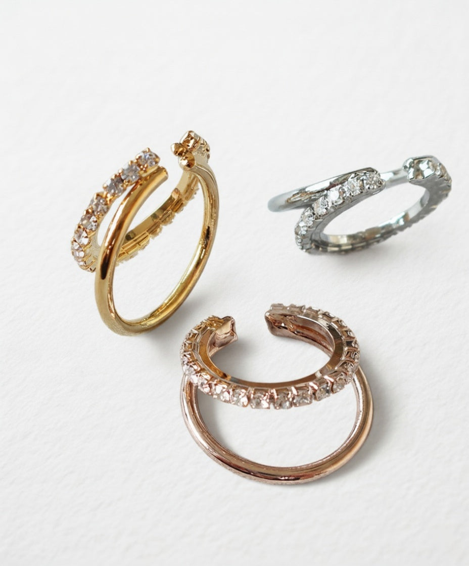 Rhinestone Ear cuff