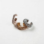 Glamorous double hoop ear cuff