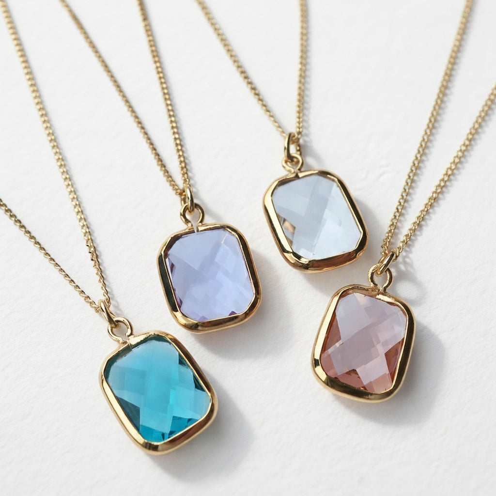 Gold Crystal Pendant