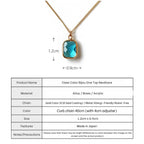 Gold Crystal Pendant