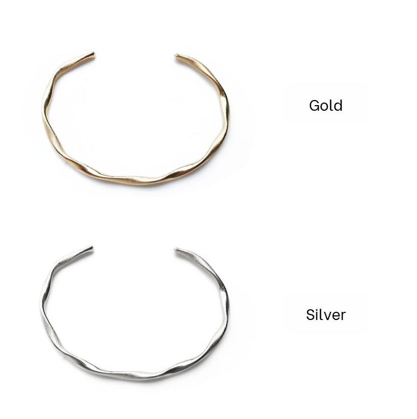 Gold Silver Bangle Bracelet