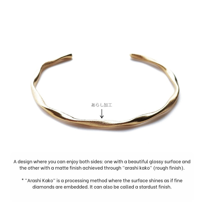 Gold Silver Bangle Bracelet